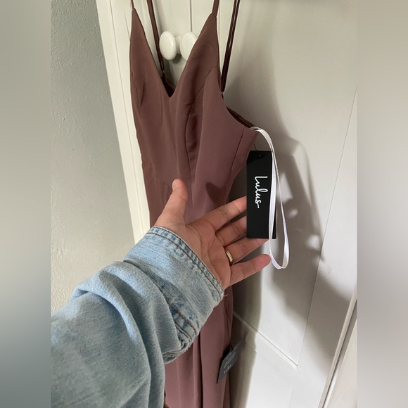 Lulus Reinette Mauve Purple Midi Dress - Picture 3 of 4